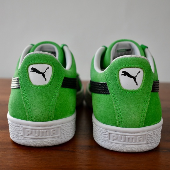 🆕 Puma Green Suede Classics - Picture 3 of 8